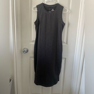 PrAna ribbed midi bodycon dress